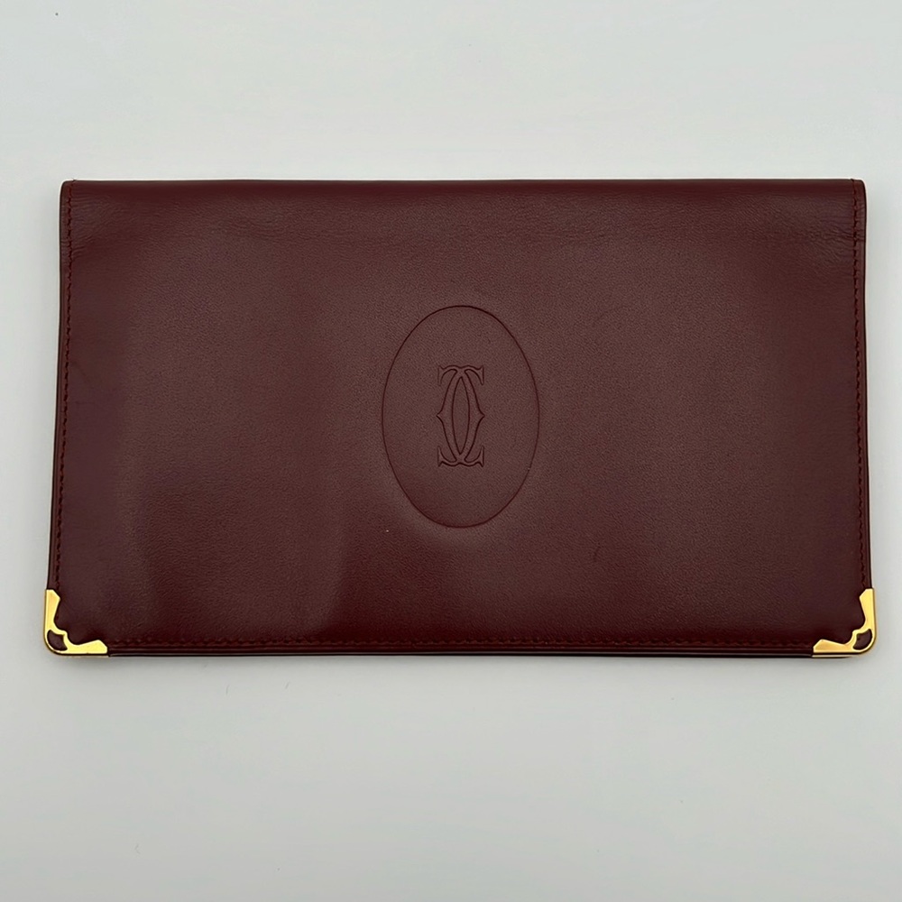 SOLD - Must De Cartier Leather Long Wallet (2)